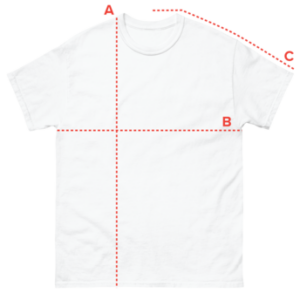 Product measurements: supplier measurement diagram