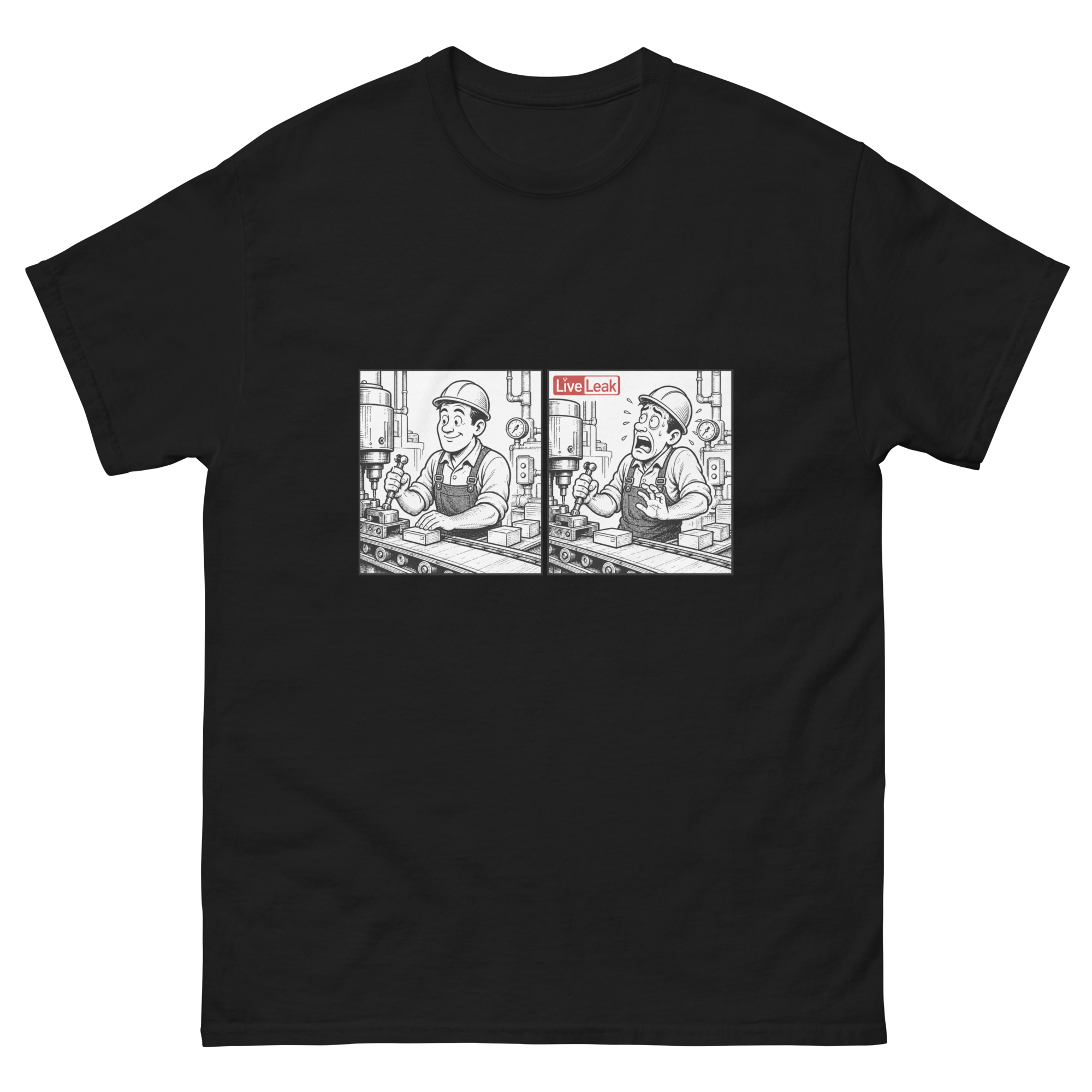 LiveLeak 2 Panel Tee